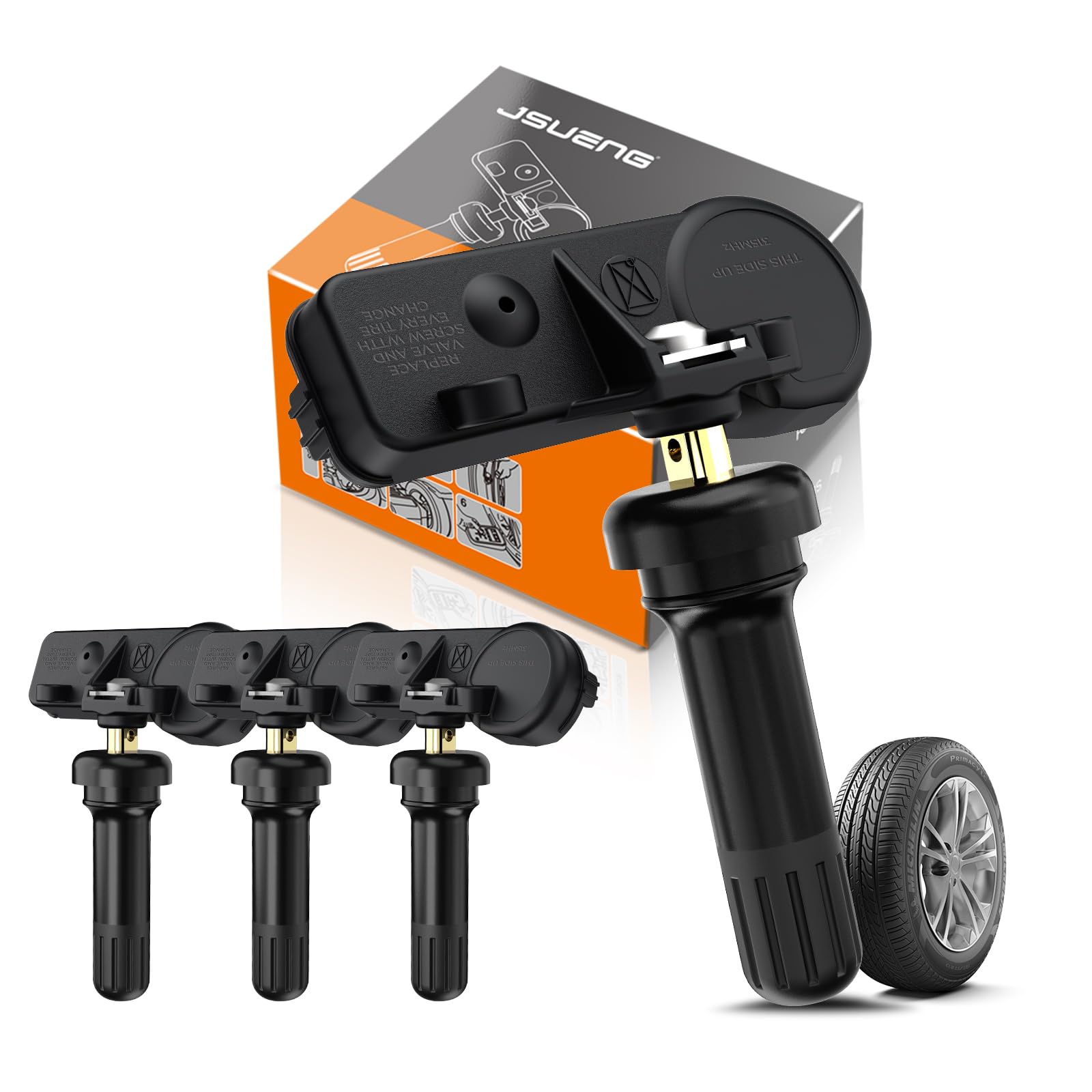 Sensor de pressão de ar nos pneus Ford Edge I U387