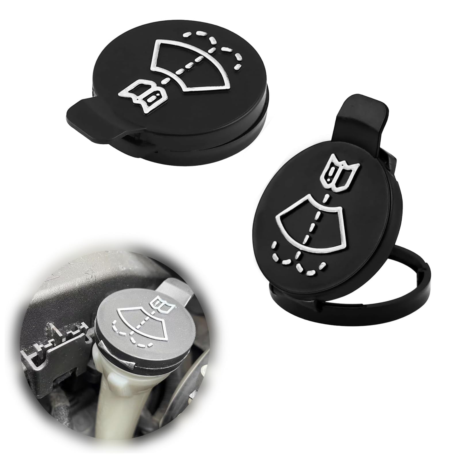 Tampa de tanque de fluido para lavador 13227300 Peugeot/Citroen