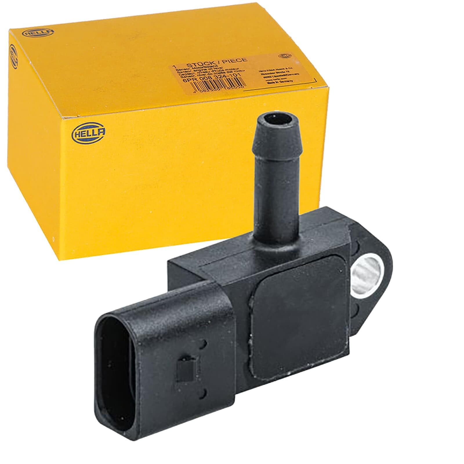 6PP009409581 HELLA Sensor de pressão dos gases de escape