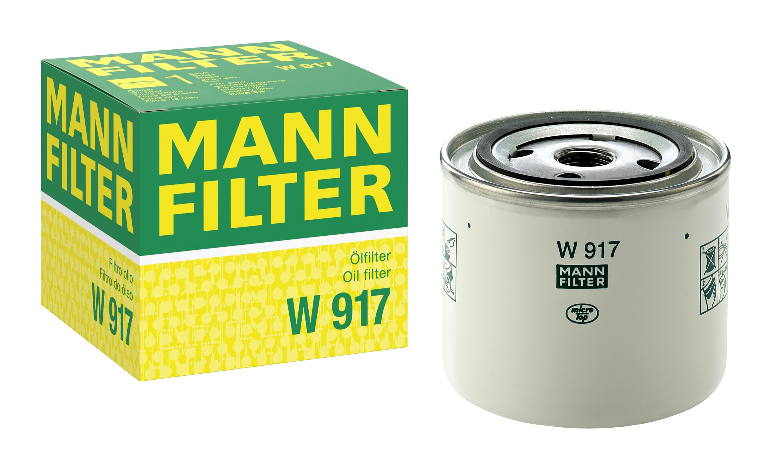 W917 Mann-Filter Filtro de óleo