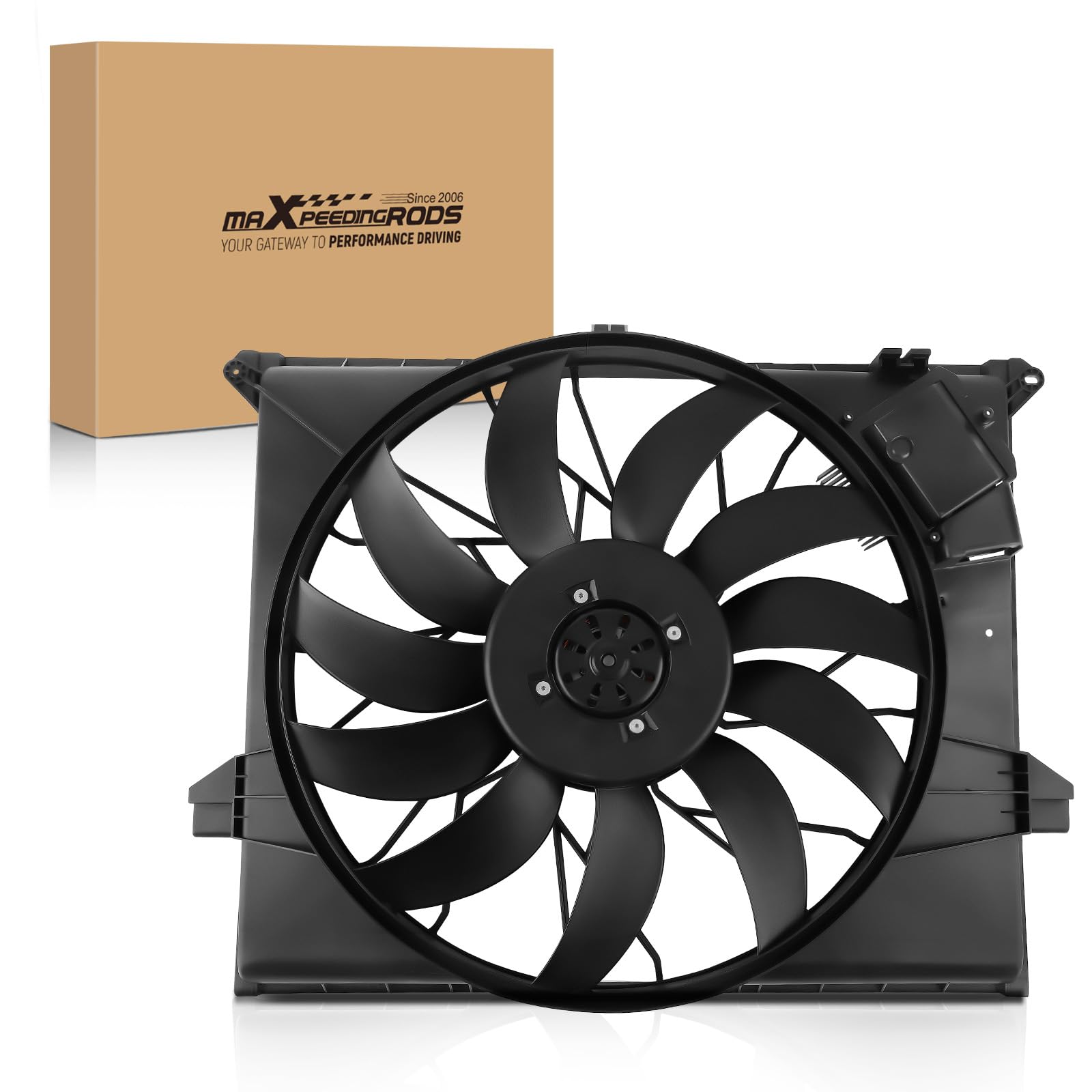 85955 Nissens Difusor do radiador de esfriamento, montado com motor e roda de aletas