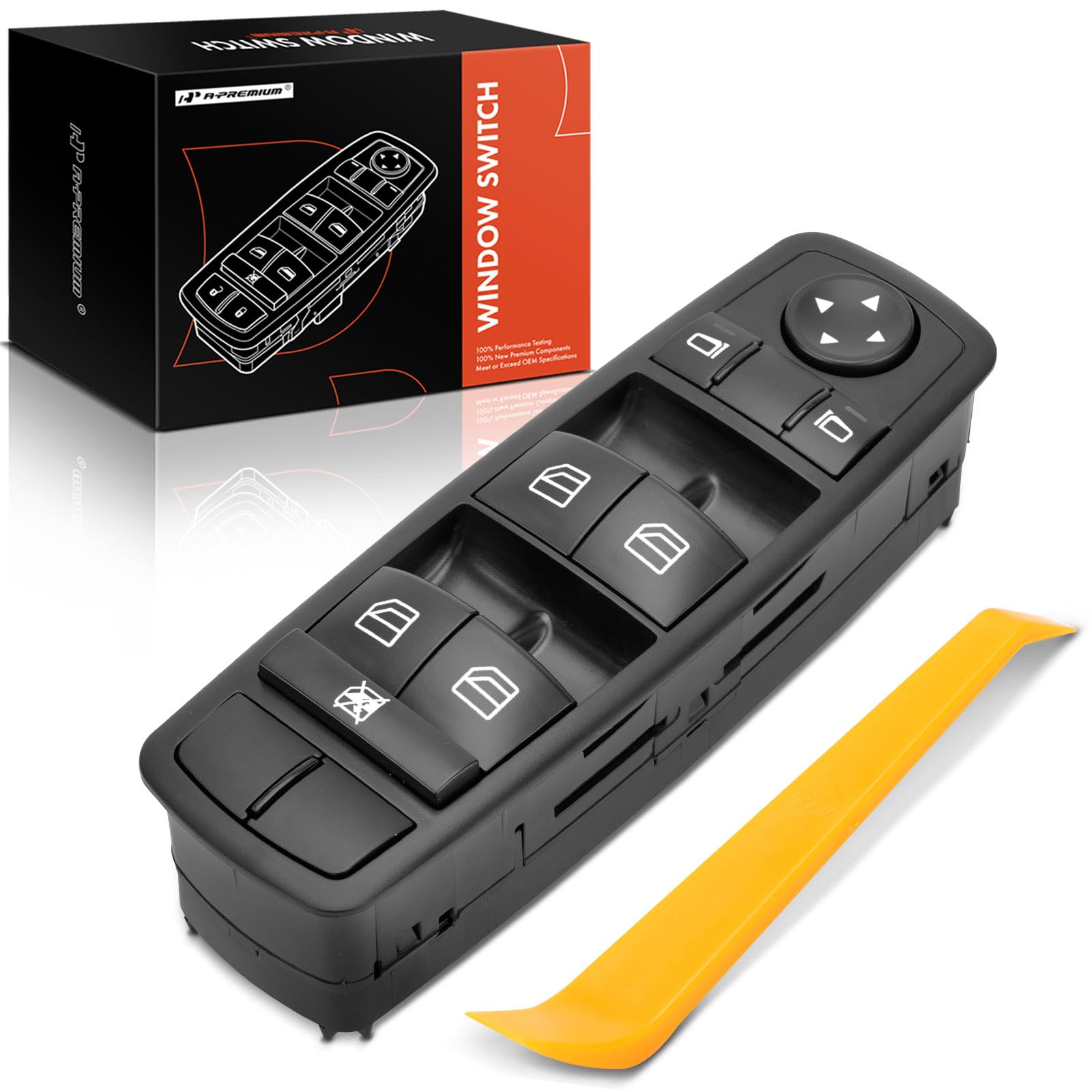 Unidade de botões dianteira esquerda de controlo de elevador de vidro 25183000908K67 Mercedes