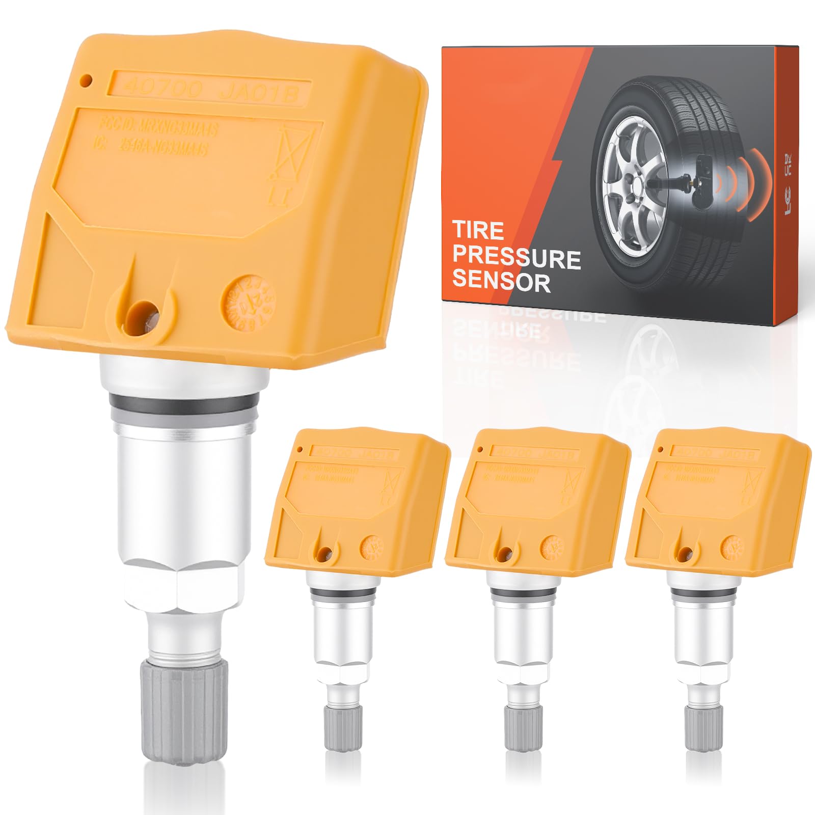  Sensor de pressão de ar nos pneus Nissan Pathfinder SUV (R51M) (2005 - 2012) 
