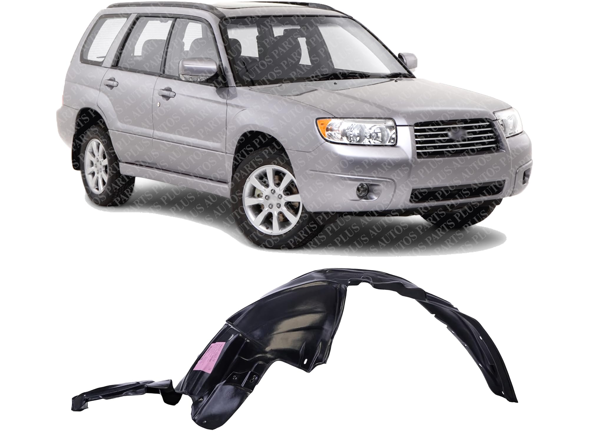 Guarda-barras direito do pára-lama dianteiro para Subaru Forester S11, SG
