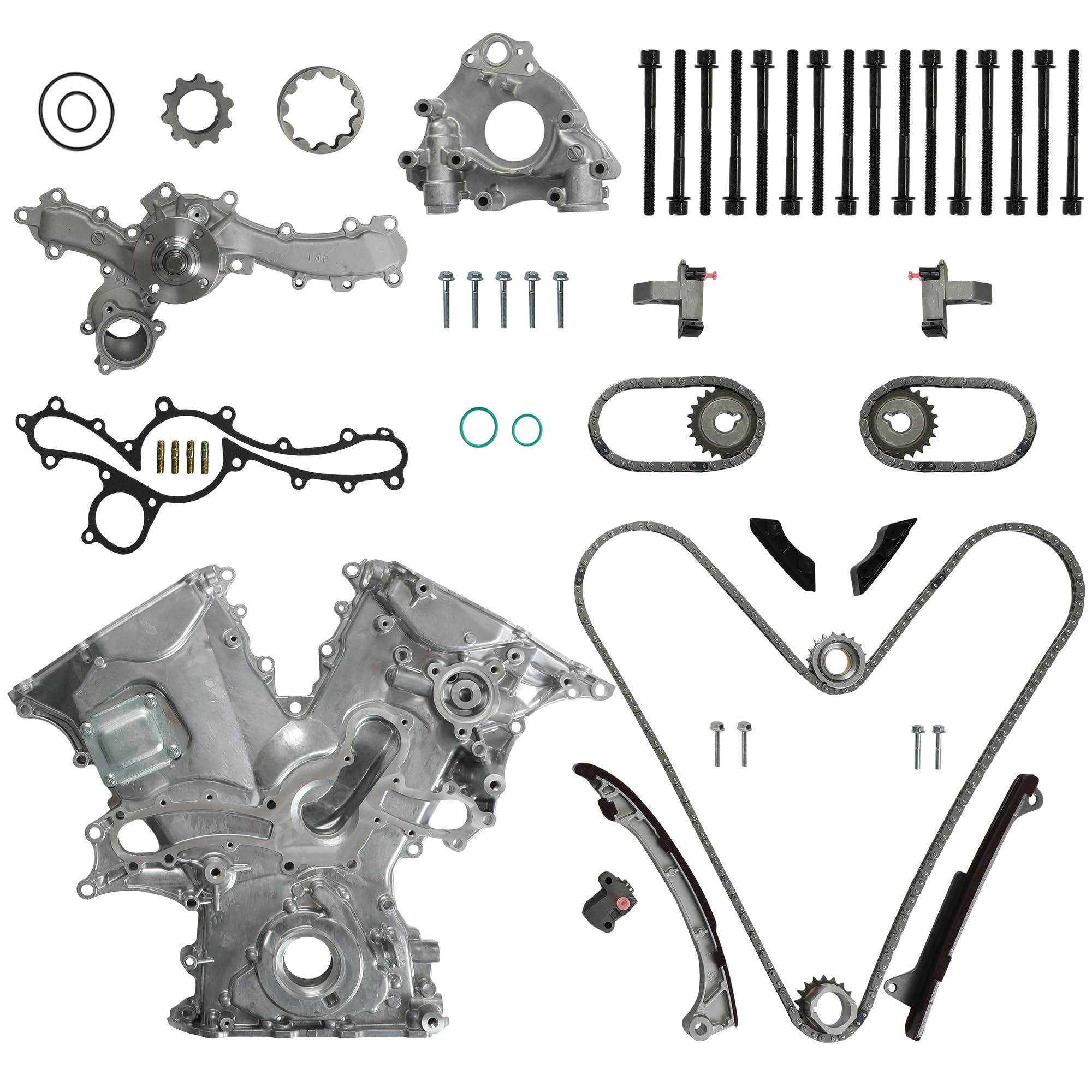 Amortecedor de cadeia do mecanismo de distribuição de gás, inferior para Toyota Land Cruiser J12