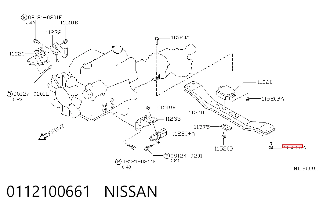 0112100661 Nissan/Infiniti