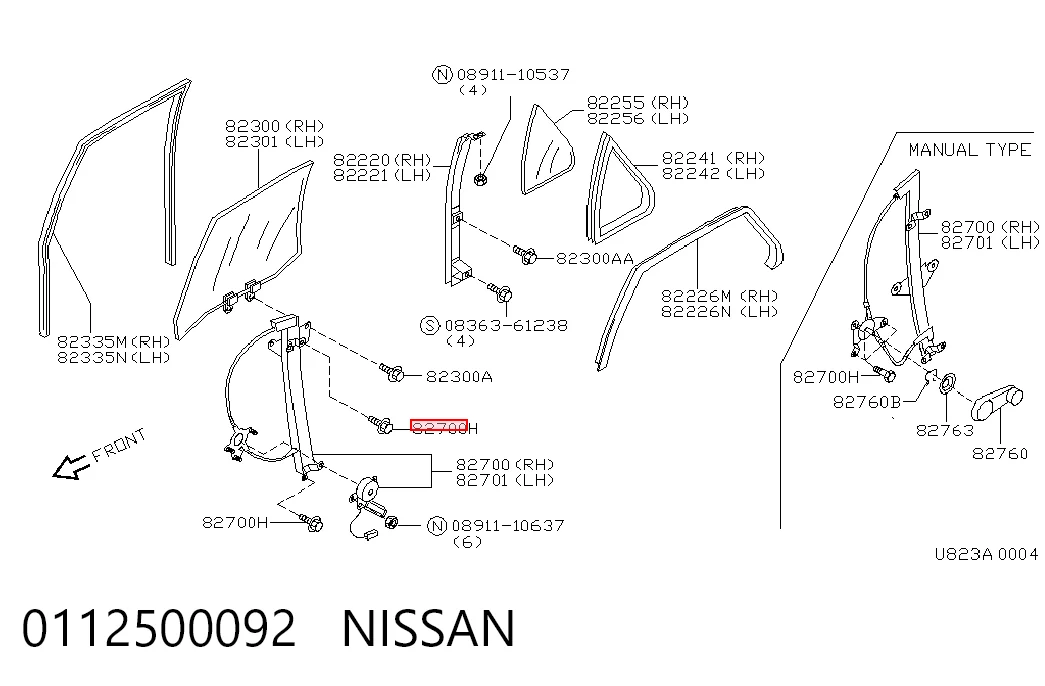 0112500092 Nissan/Infiniti