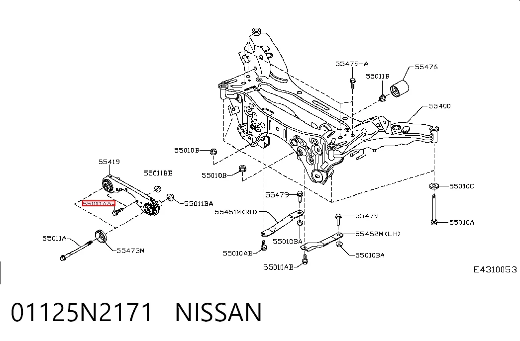 01125N2171 Nissan/Infiniti
