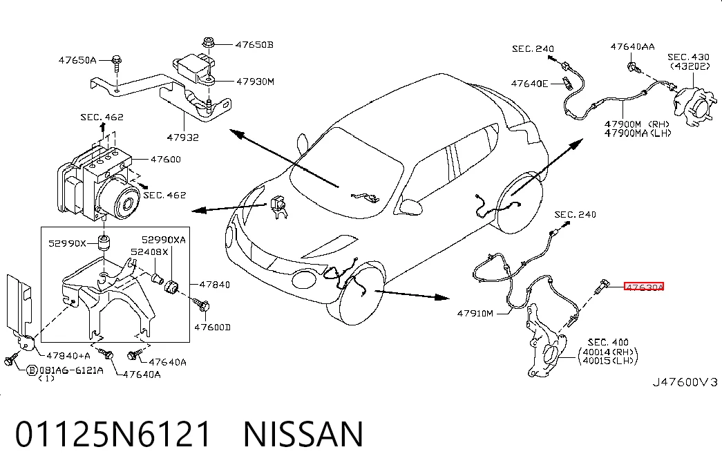 01125N6121 Nissan/Infiniti