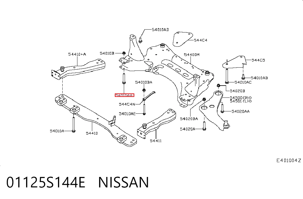 01125S144E Nissan/Infiniti