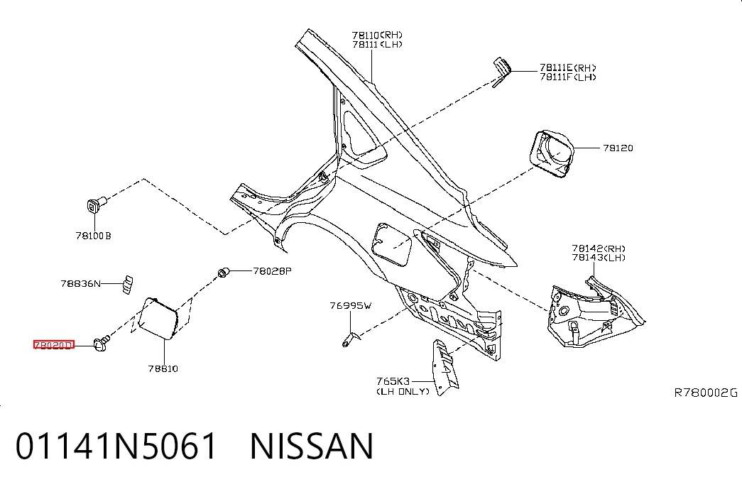 01141N5061 Nissan/Infiniti