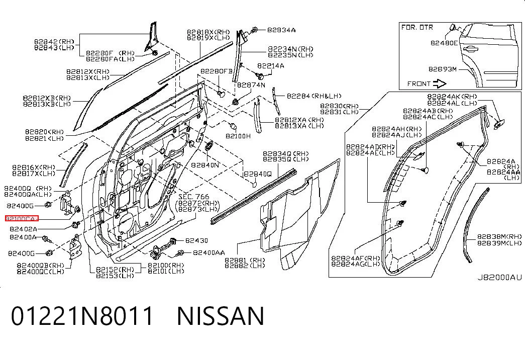 01221N8011 Nissan/Infiniti