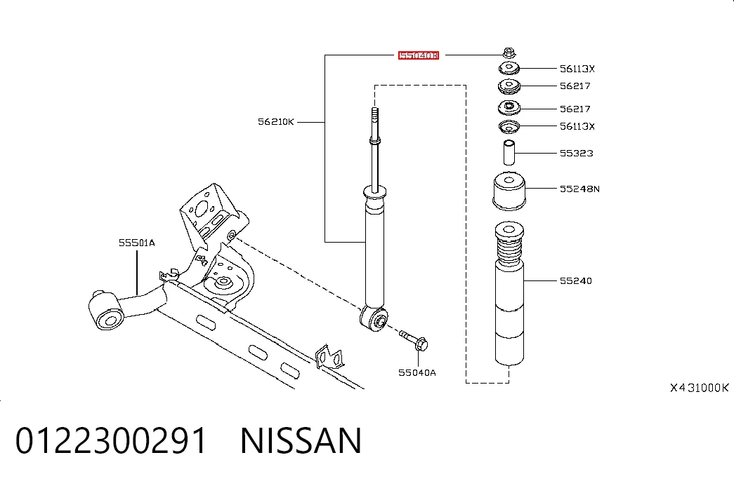 0122300291 Nissan/Infiniti