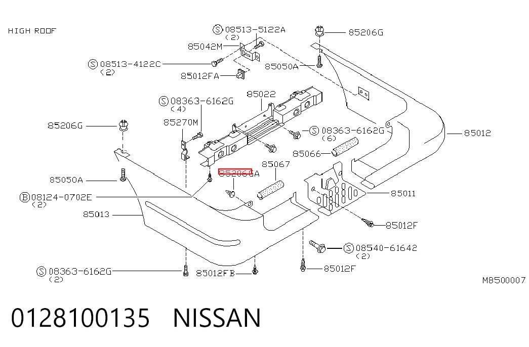 0128100135 Nissan/Infiniti