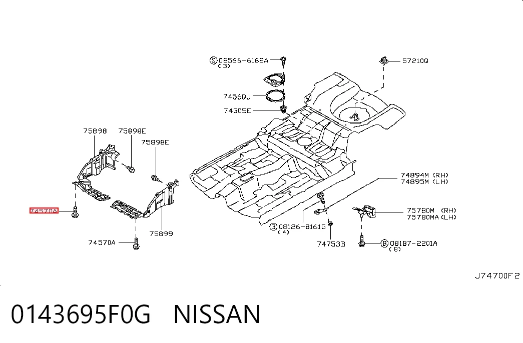 0143695F0G Nissan/Infiniti