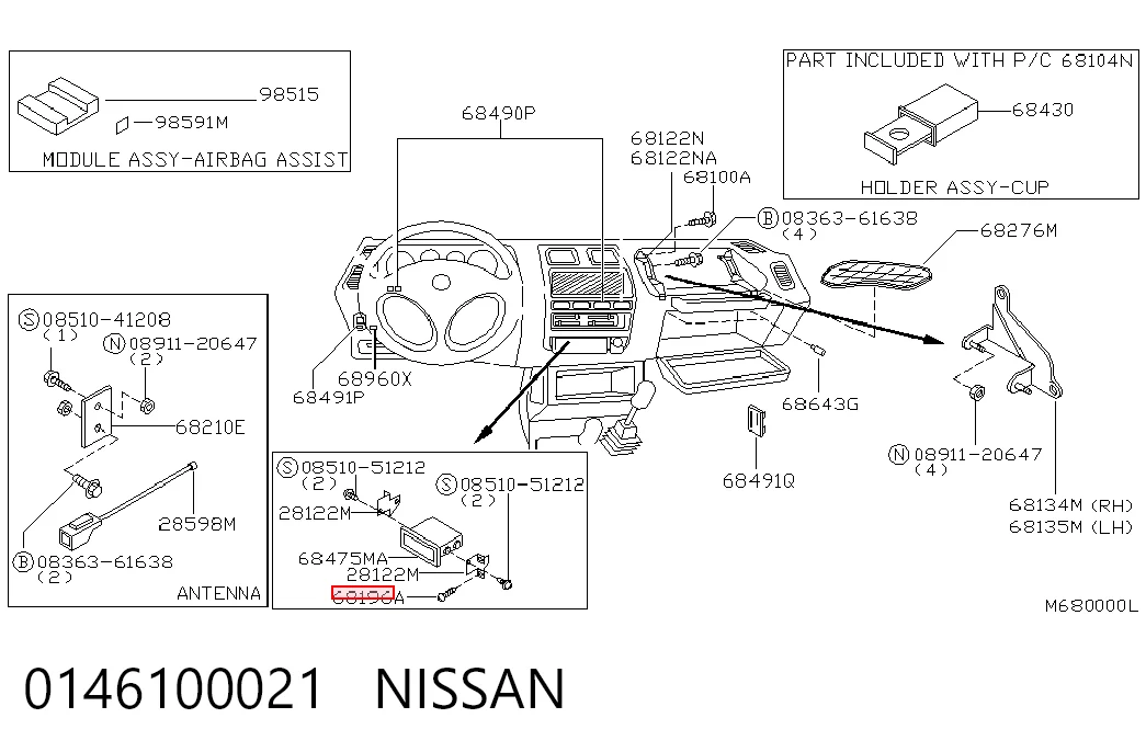 0146100021 Nissan/Infiniti