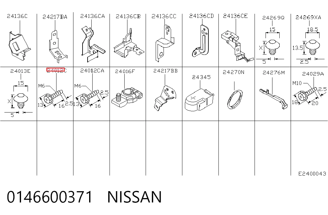 0146600371 Nissan/Infiniti