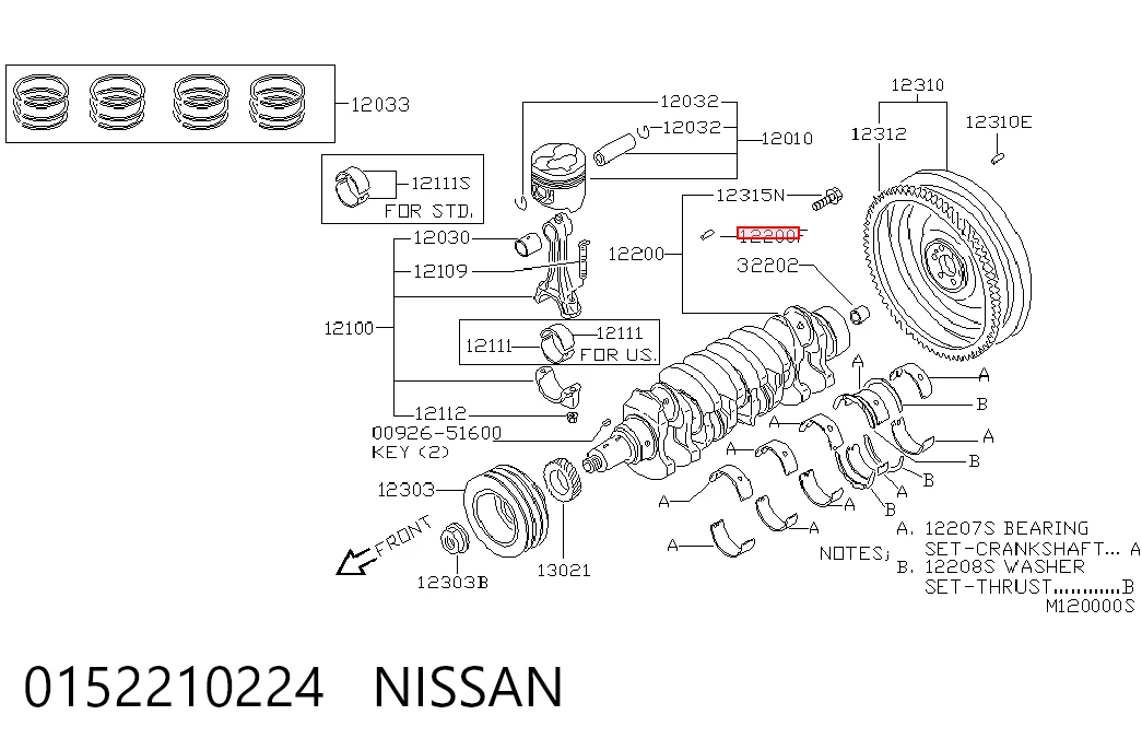 0152210224 Nissan/Infiniti