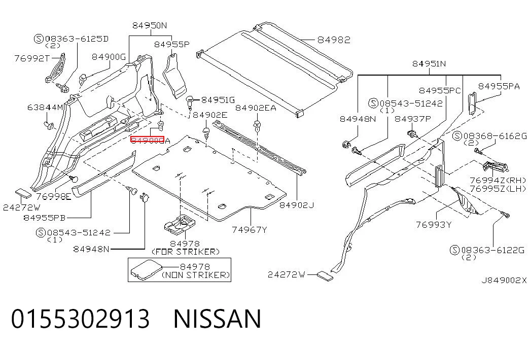 0155302913 Nissan/Infiniti