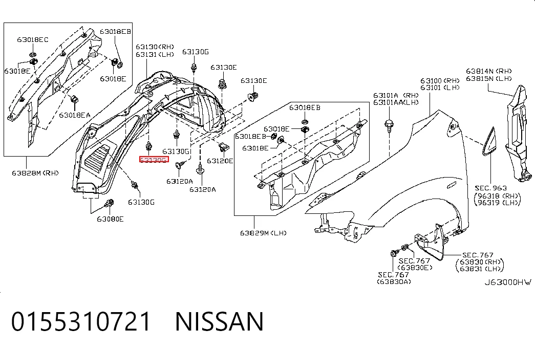0155310721 Nissan/Infiniti 