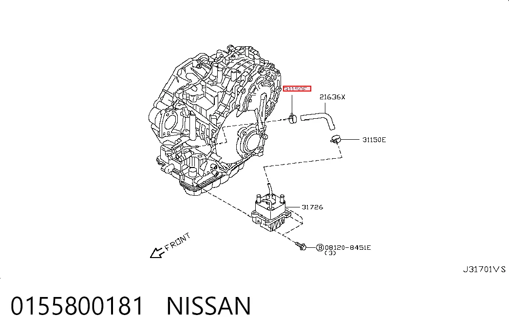 0155800181 Nissan/Infiniti