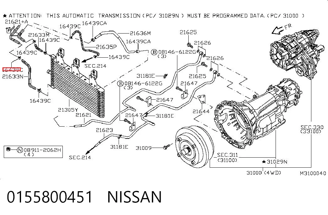 0155800451 Nissan/Infiniti