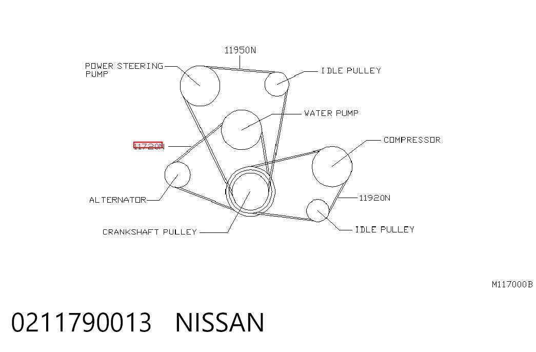 Correia dos conjuntos de transmissão Daihatsu 9952110895 preço, a partir de 3,72 USD