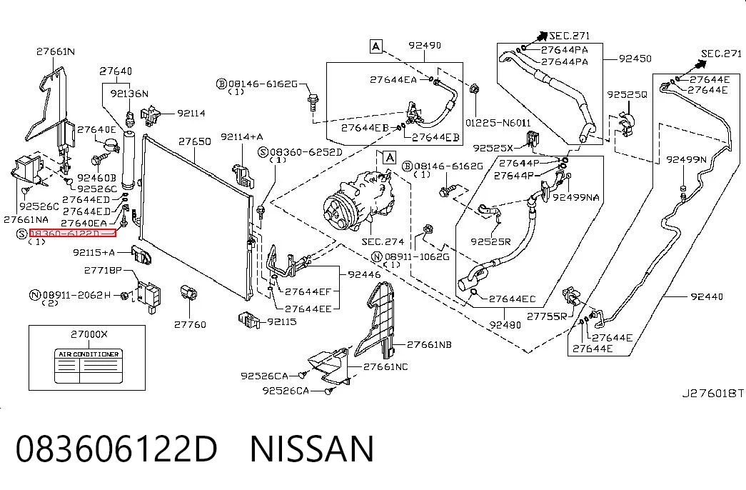 083606122D Nissan/Infiniti