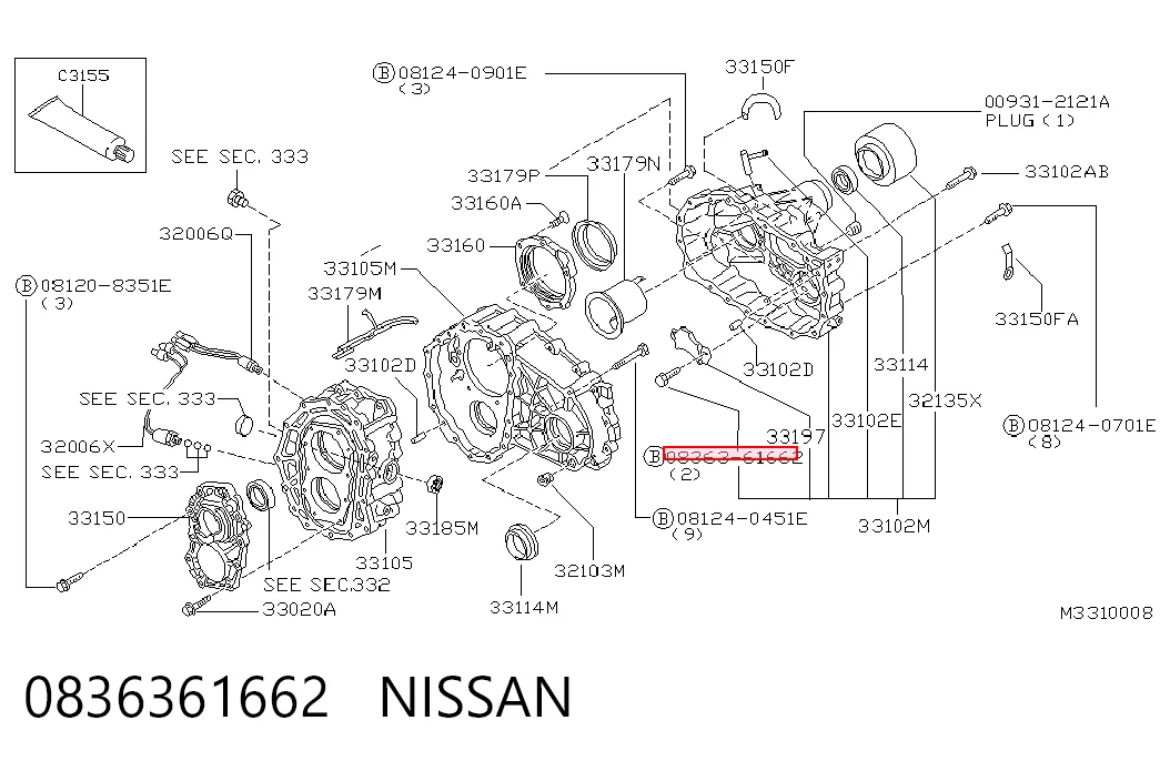 0836361662 Nissan/Infiniti