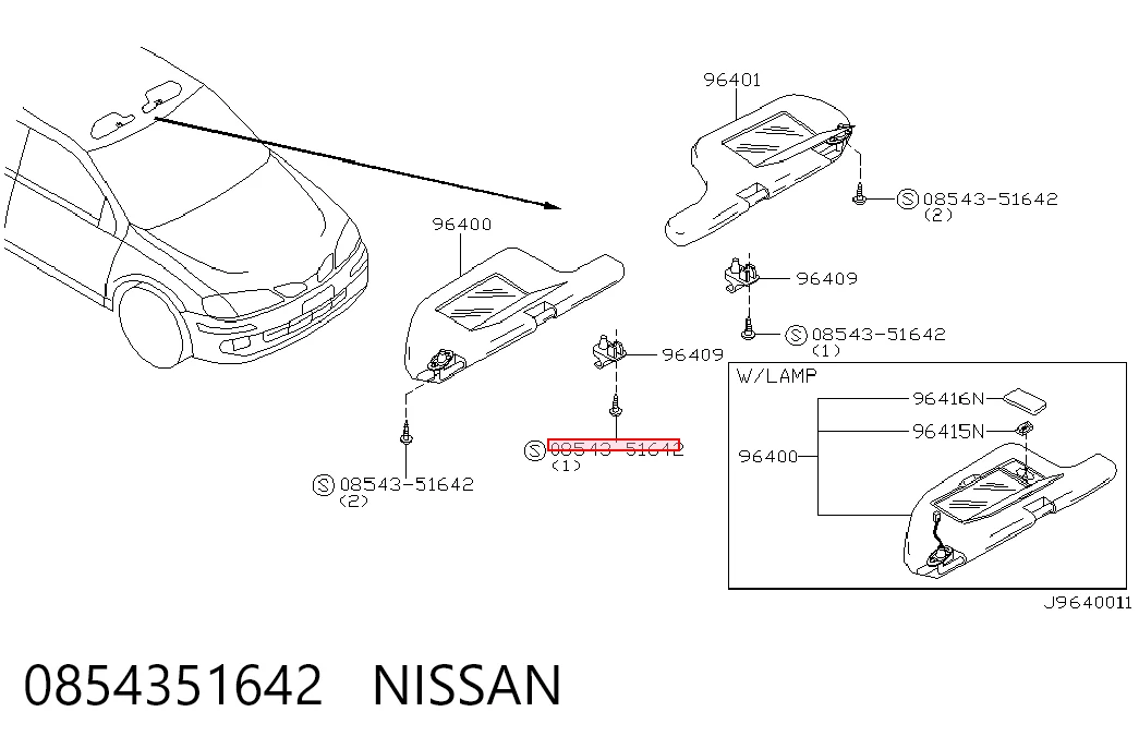 0854351642 Nissan/Infiniti