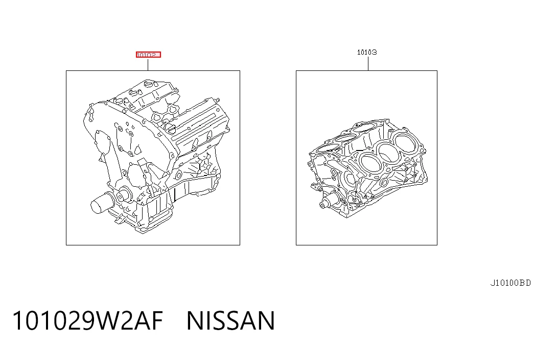 101029W2AF Nissan/Infiniti
