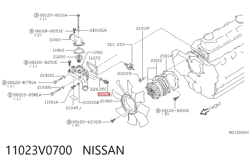 11023V0700 Nissan/Infiniti