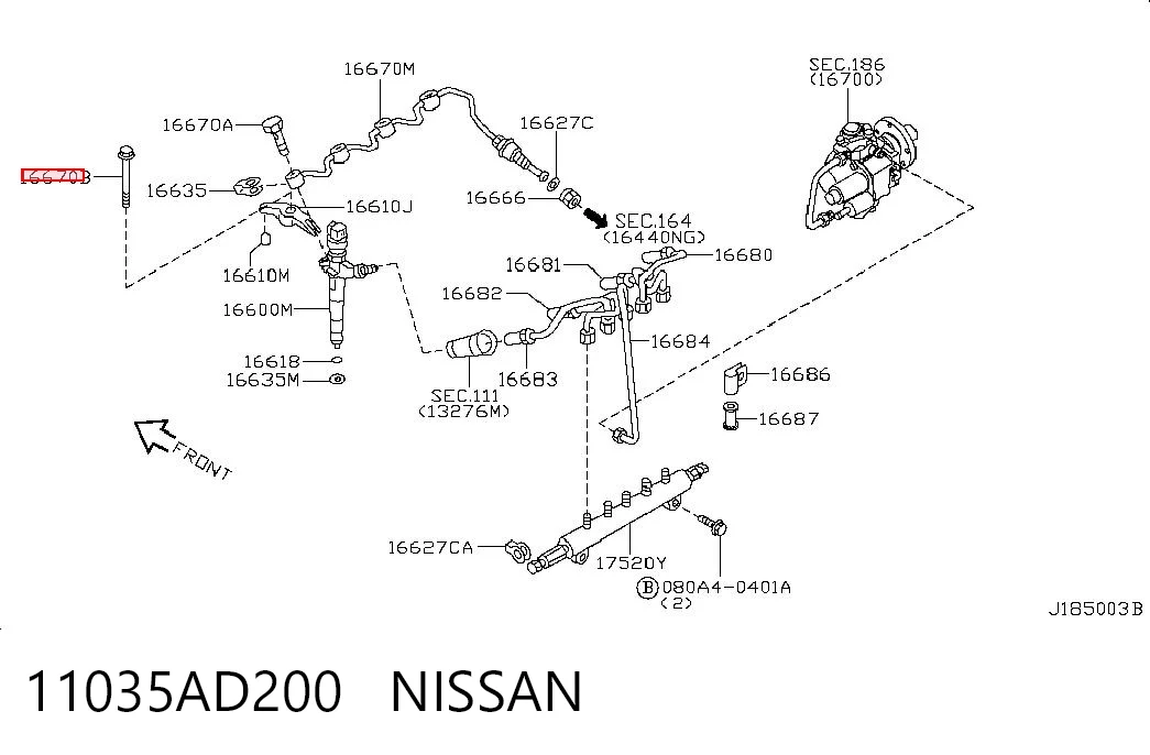 11035AD200 Nissan/Infiniti