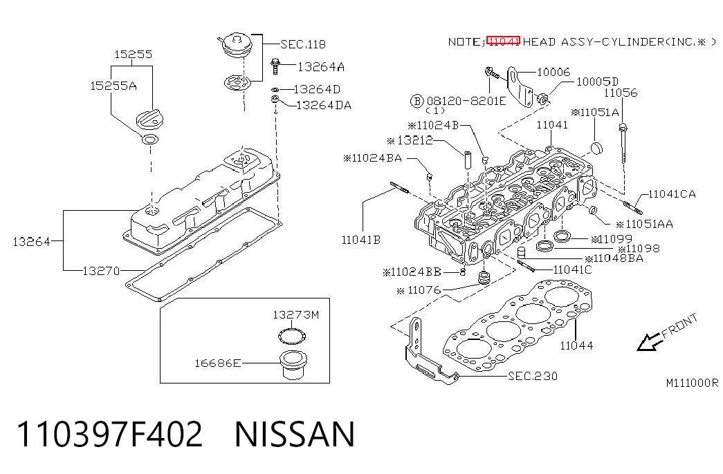 110397F402 Nissan/Infiniti