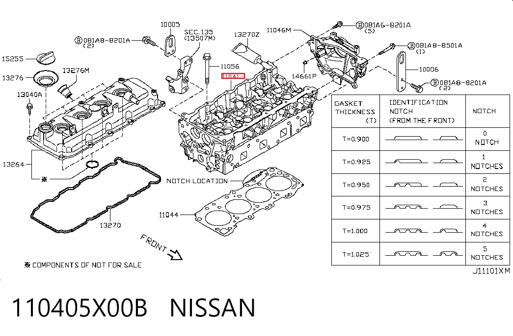 110405X00B Nissan/Infiniti