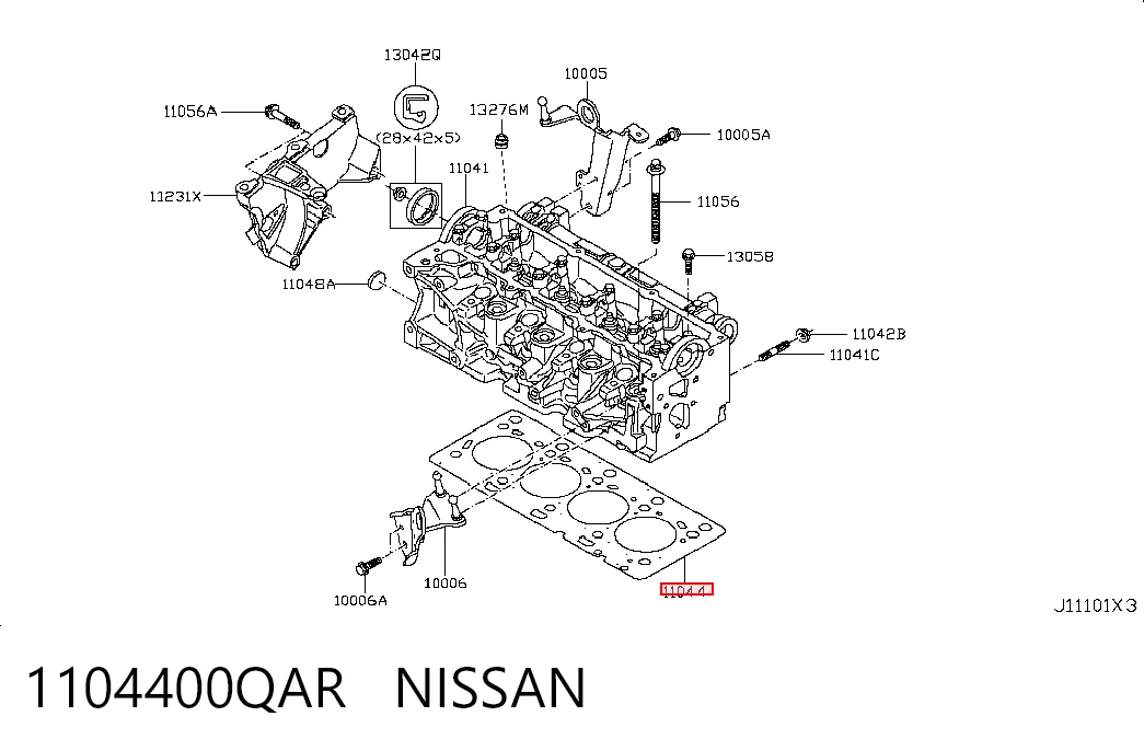 Vedante de cabeça de motor (CBC) Dacia Logan preço, a partir de 20,79 USD