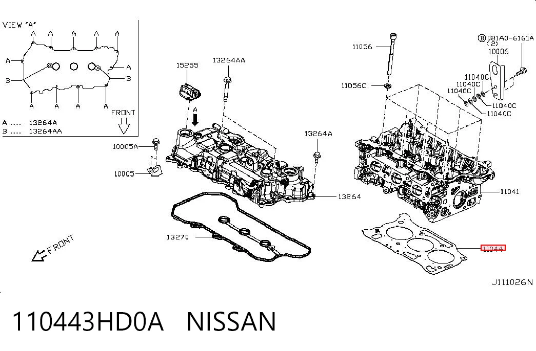 110443HD0A Nissan/Infiniti