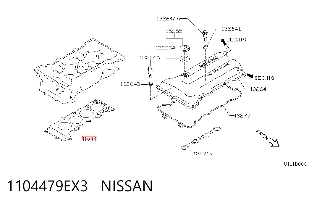 Vedante de cabeça de motor (CBC) Nissan Almera preço, a partir de 18,20 USD