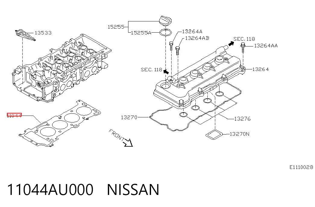 11044AU000 Nissan/Infiniti