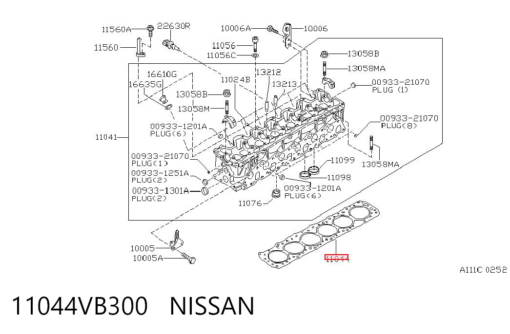 Compre Vedante de cabeça de motor (CBC) Nissan Patrol 