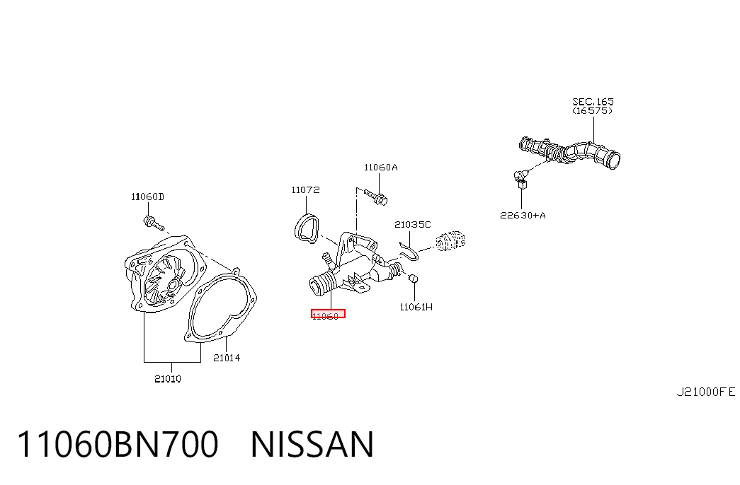 11060BN700 Nissan/Infiniti