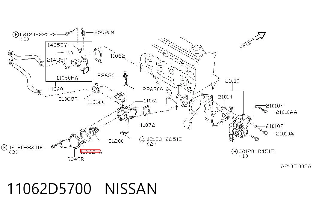 11062D5700 Nissan/Infiniti