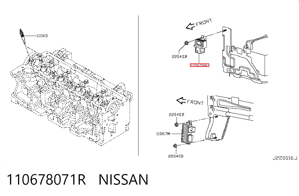 Compre Relê das velas de incandescência Nissan Navara 