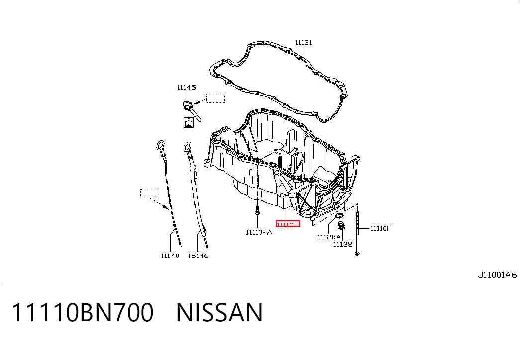 11110BN700 Nissan/Infiniti