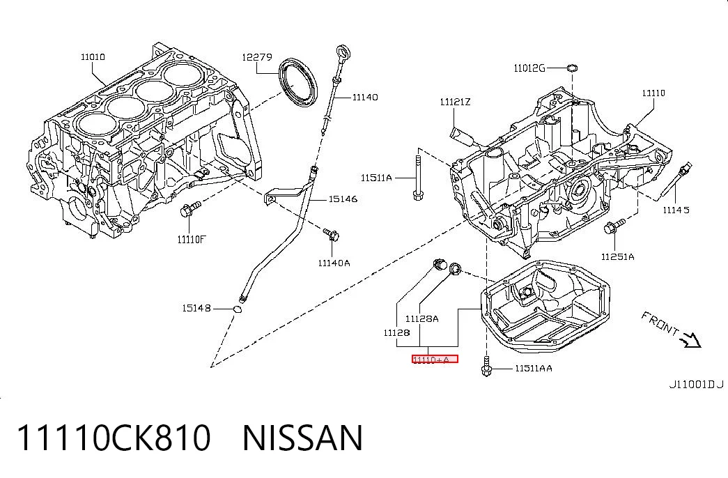 11110CK810 Nissan/Infiniti