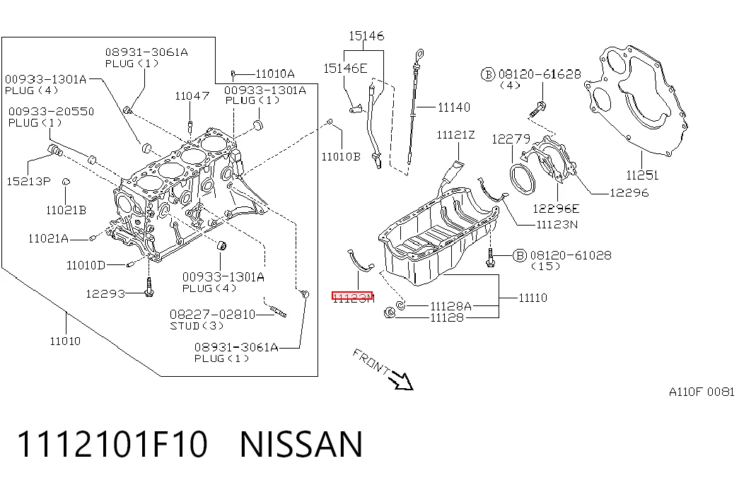 1112101F10 Nissan/Infiniti