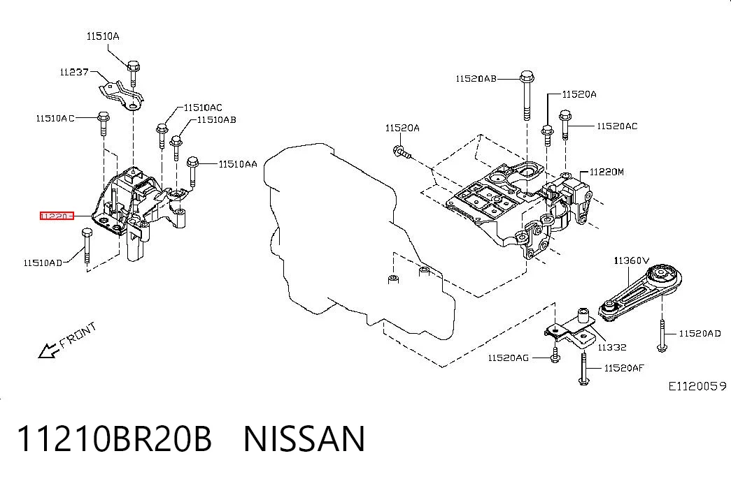 11210BR20B Nissan/Infiniti