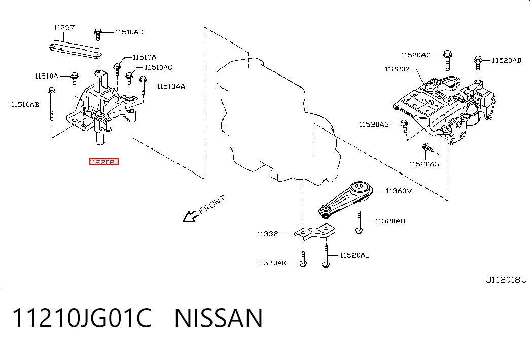 11210JG01C Nissan/Infiniti