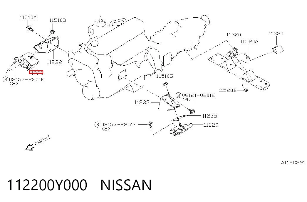 112200Y000 Nissan/Infiniti