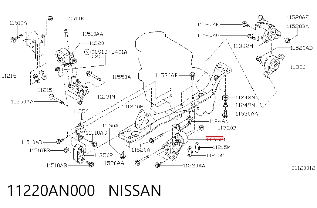 11220AN000 Nissan/Infiniti